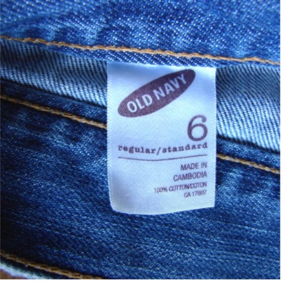 Y2K Denim Jean Mini Skirt Denim Distressed Frayed Raw Hem Size 6 - Picture 3 of 8